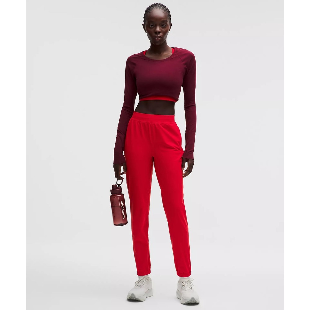 Lululemon-Adapted State High-Rise Jogger Regular-Oxford Red